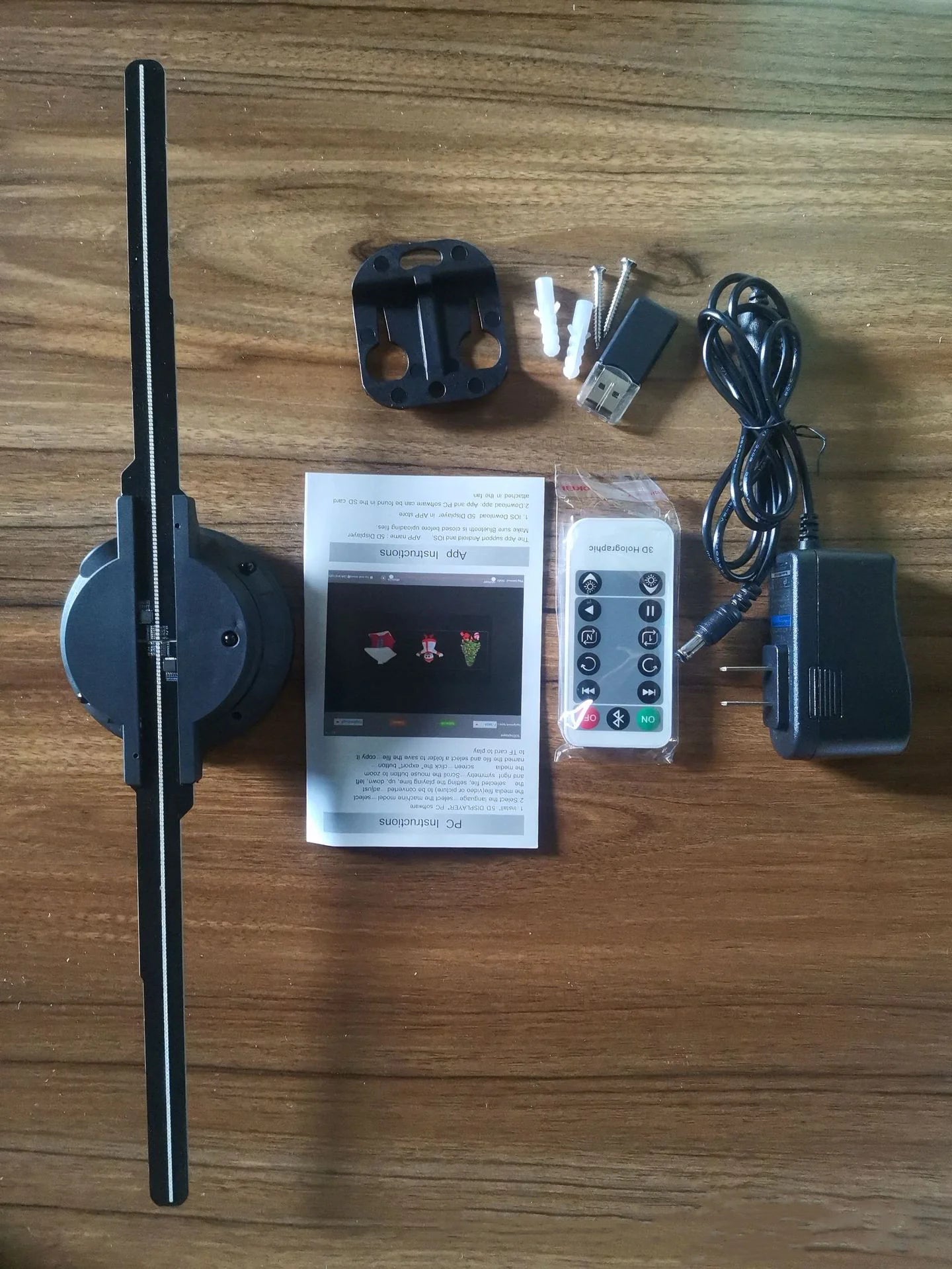 3D Holographic Fan Display