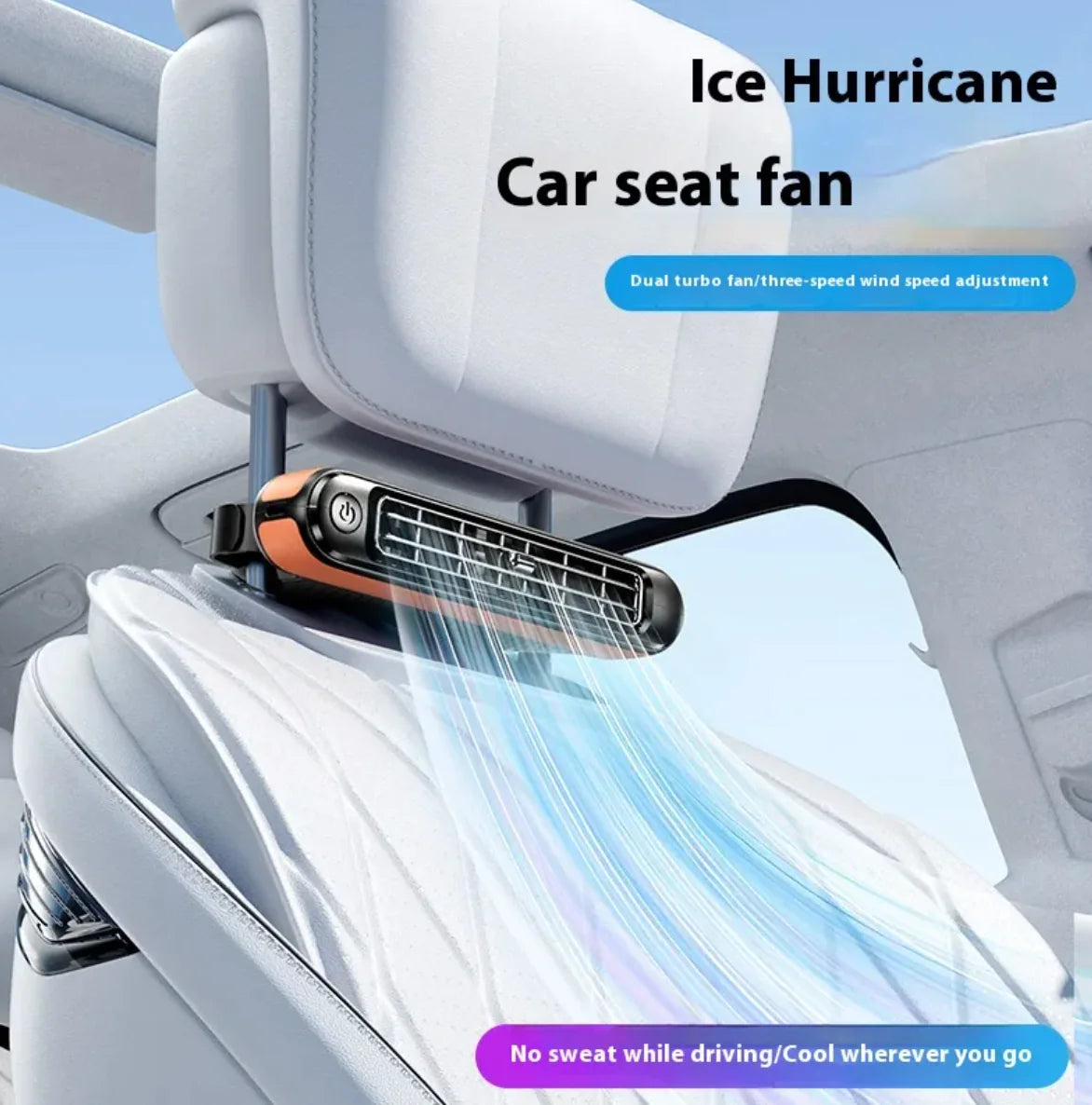 Headrest Cooling Fan