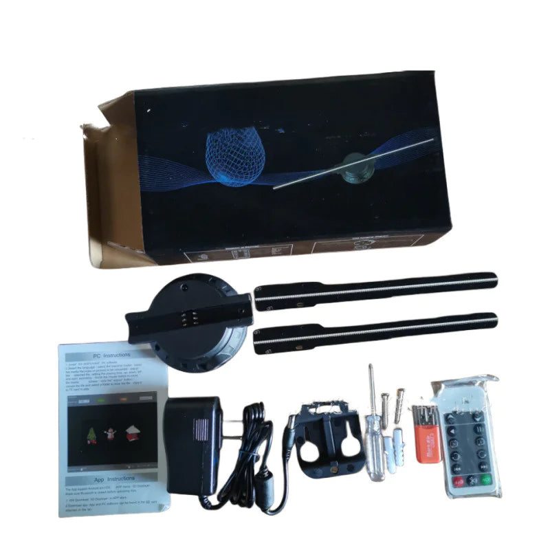 3D Holographic Fan Display