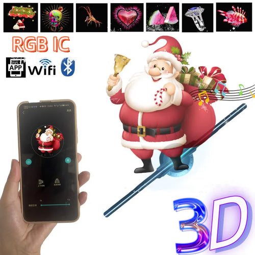 3D Holographic Fan Display