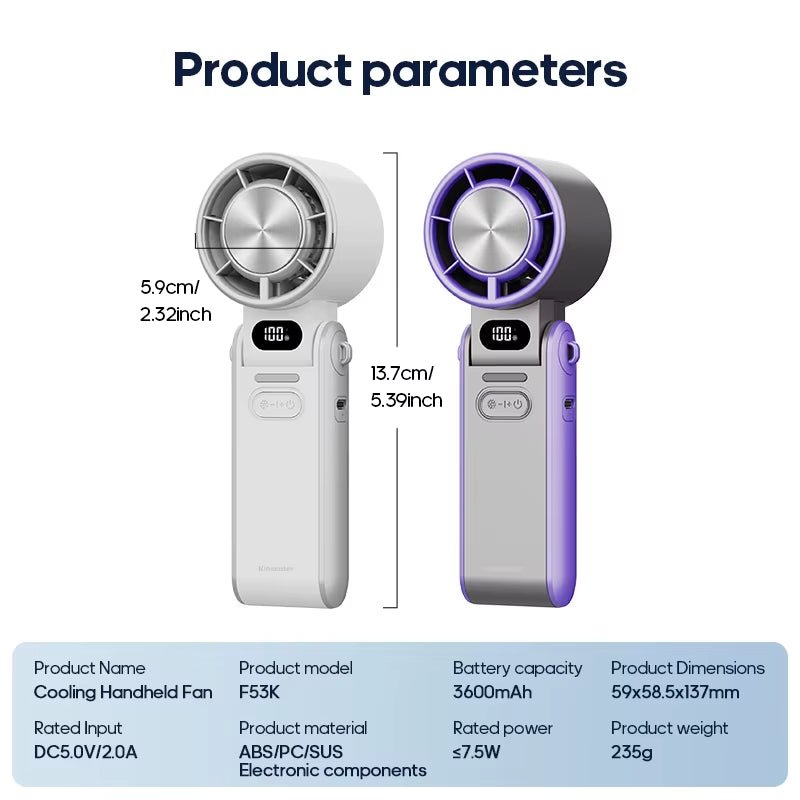Portable Handheld Fan – Buy Online | Trend Sourced Cool Finds
