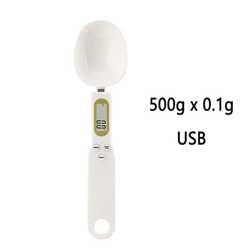 Spoon Scale 500G/0.1G Electronic Measuring Spoon LCD Digital Kitchen Accurate Food Scale Weight Gram Measurement for Food Coffee – Buy Online | Trend Sourced Cool Finds