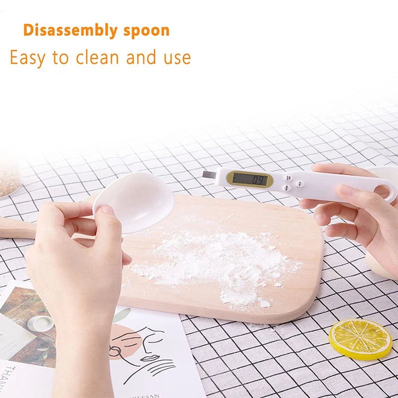 Spoon Scale 500G/0.1G Electronic Measuring Spoon LCD Digital Kitchen Accurate Food Scale Weight Gram Measurement for Food Coffee – Buy Online | Trend Sourced Cool Finds