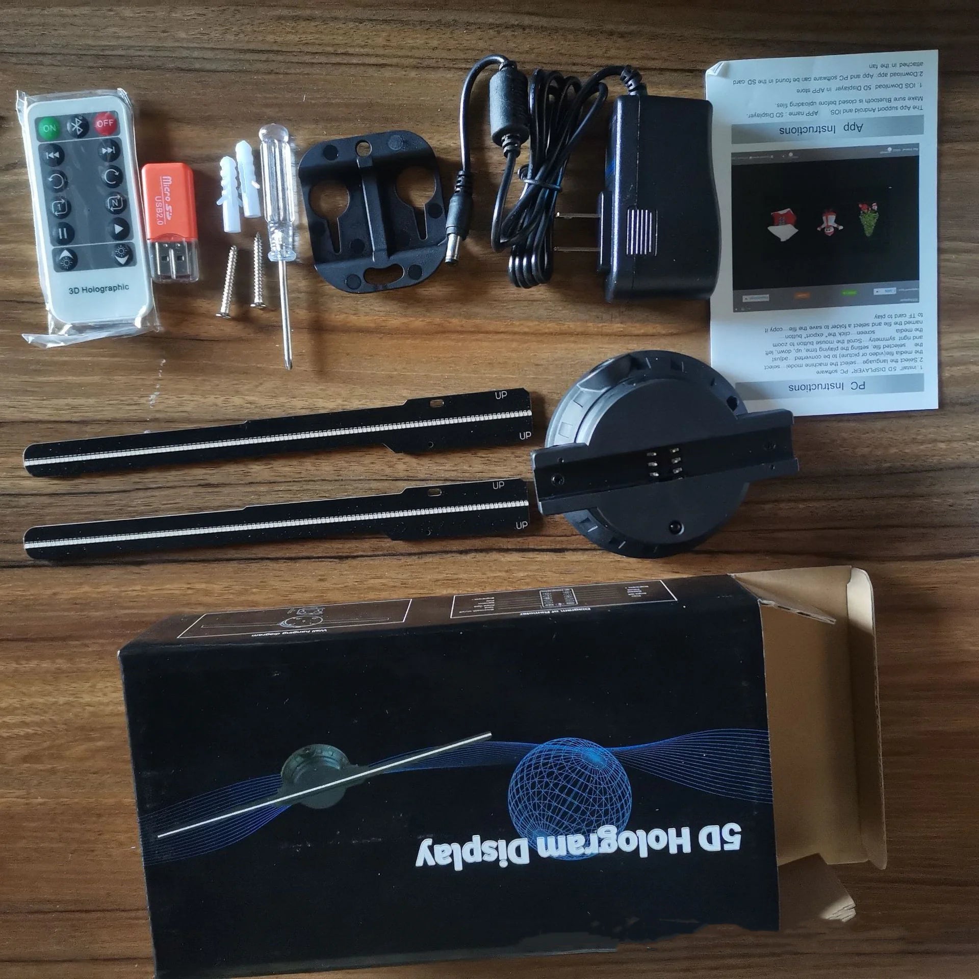 3D Holographic Fan Display